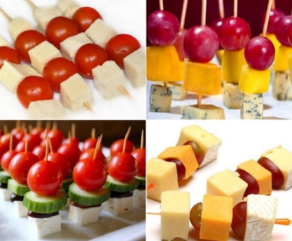 Szendvicset egy gyermek születésnapját ( „hajó” kenyér a tetején) Szendvicset egy gyermek születésnapját