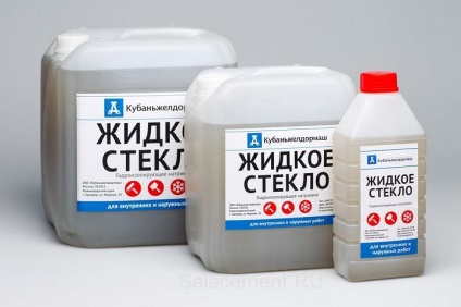 Vízüveg és a cement keverési arányai (cement) Cement és folyadék keverési arányok üveg