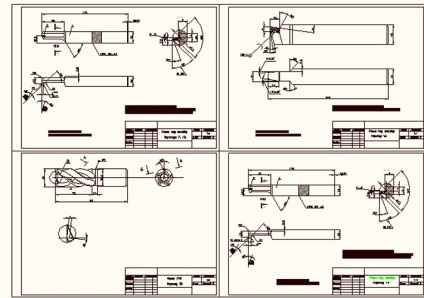 AutoCAD rajzok