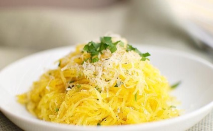 Milyen gyümölcsöt ez cukkini spagetti, hogyan kell főzni spagetti squash,