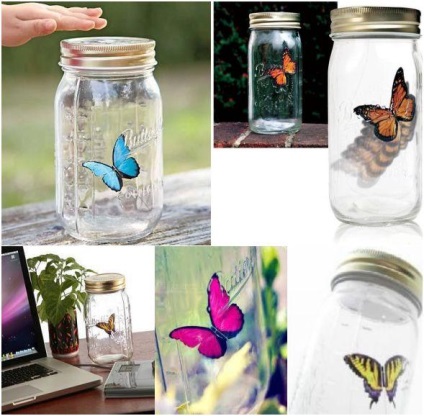 Elektronikus pillangók a bank a természet szerelmeseinek, vicces ajándékok