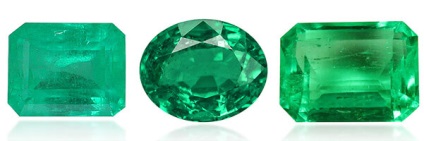 Minőségi tényezők smaragd szín, tisztaság, eredete