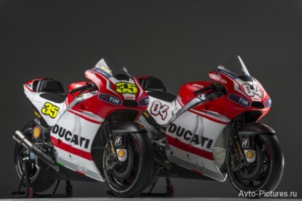 Motorverseny Ducati Desmosedici gp14 fotók, funkciók, HGV