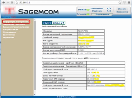 Vendégek hozzáférési pont wifi tattele com a router Sagemcom gyors 2804, v5 (hozzáférés) Vendégek hozzáférési pont wifi tattele com a router Sagemcom gyors 2804, v5