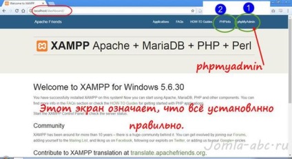 Joomla a XAMPP