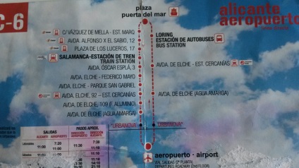Hogyan juthat el Alicante repülőtér és a város központjában