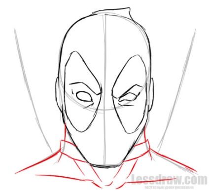 Hogyan kell felhívni a ceruzát Deadpool, lessdraw (lessdraw) Hogyan kell felhívni a ceruzát Deadpool, lessdraw
