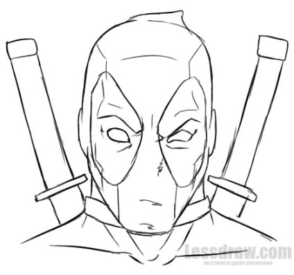 Hogyan kell felhívni a ceruzát Deadpool, lessdraw (Deadpool) Hogyan kell felhívni a ceruzát Deadpool, lessdraw