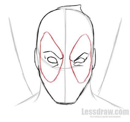 Hogyan kell felhívni a ceruzát Deadpool, lessdraw (lessdraw) Hogyan kell felhívni a ceruzát Deadpool, lessdraw