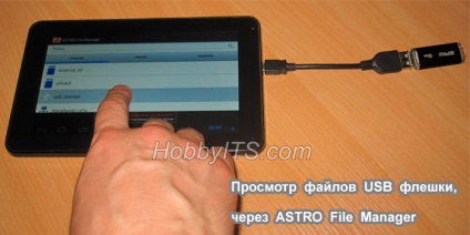 Hogyan lehet csatlakozni az USB flash meghajtót a tabletta Android OS USB OTG