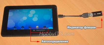 Hogyan lehet csatlakozni az USB flash meghajtót a tabletta Android OS USB OTG