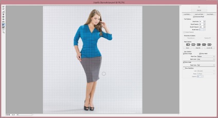 Hogyan lehet eltávolítani a kövér has c Photoshop segítségével Cseppfolyósítás szűrő