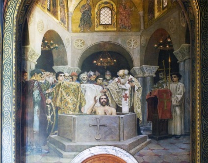 Prince Volodimir pogányság keresztelkedéshez Rus (Prince) Prince Vladimir pogányság a keresztség a rusz