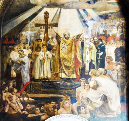 Prince Volodimir pogányság keresztelkedéshez Rus (Prince) Prince Vladimir pogányság a keresztség a rusz