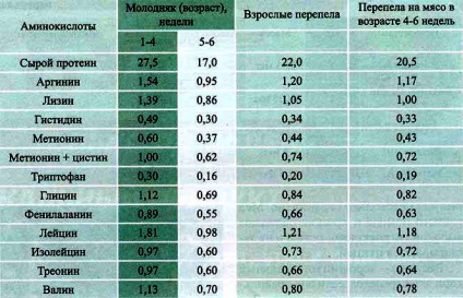 Etetés fürj minden korosztály otthon - egy leírást a teljes étrend