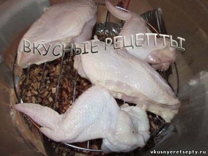 Csirke füstölt - lépésről lépésre recept fotó, finom receptek