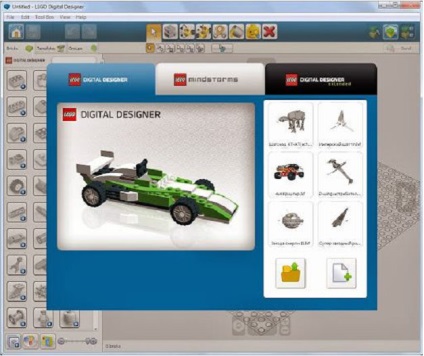 LEGO Digital Designer valamennyi (a híreket robot) LEGO Digital Designer valamennyi