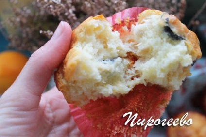 Muffin csirkével és sajttal recept lépésről lépésre fotók