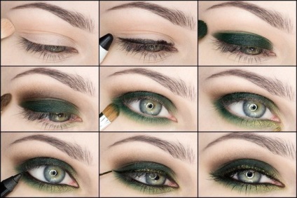 Smink stílusában Smokey Eyes, Nude, anime (Smokey) Smink stílusában Smokey Eyes, Nude, anime