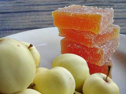 Marmalade alma otthon recept egy fotó