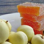 Marmalade alma otthon recept egy fotó