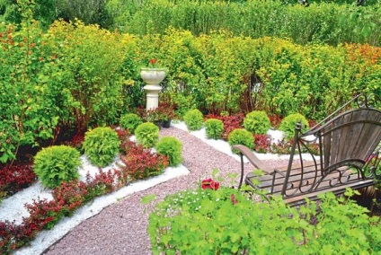 Egy hely a kikapcsolódásra a kertben a lehetőségeket és ajánlásokat a design