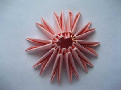 Moduláris origami virágok saját kezűleg