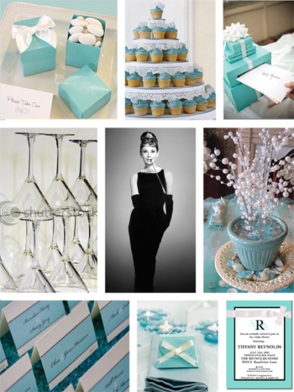 esküvői dekoráció Tiffany stílus (style) Csinálok egy esküvő a stílus Tiffany