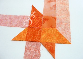 Origami szövet - karokkal magukat (azonos színpaletta) Origami szövet - maguk kezébe