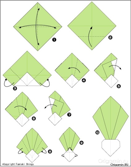 Origami papír zöldségek - szól origami