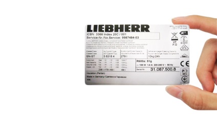 A hűtőszekrény útlevél (rész BioFresh hűtőszekrény) A hűtőszekrény útlevél