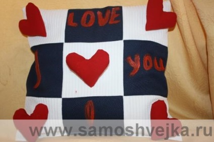 Párnák szívvel - samoshveyka - site rajongóinak varró- és kézműves
