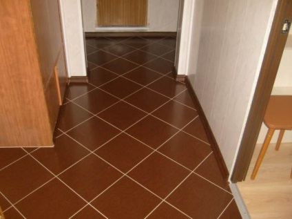 A padló a folyosón video utasítást, hogyan kell kiválasztani a saját kezét, akkor jobb, különösen a befejező, fotó