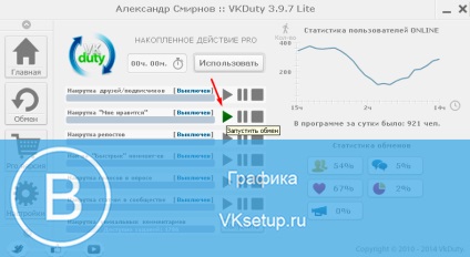 A program a kanyargós szeret Vkontakte