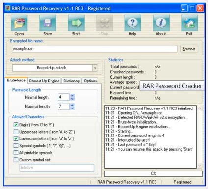 Program password cracker