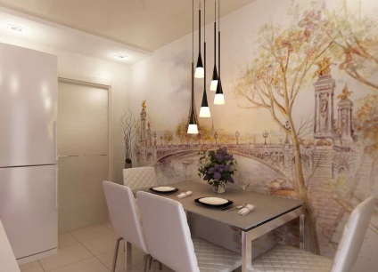Javítás a falak a konyhában kezével a padló és a mennyezet vízszintesre, dekorációs anyagok,