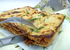A recept besamel lasagna otthon