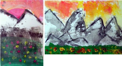 tájképfestészet szakaszokban a gyermekek 5-6 év