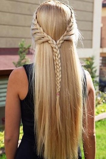 Romantikus frizurák (25 fotó a hosszú és közepes haj)