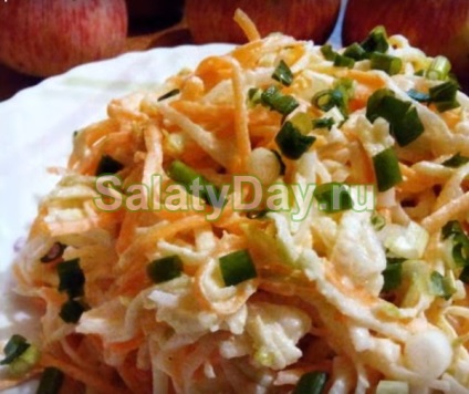 Saláta daikon - elkészíti az íz és előnyeit a recept fotókkal és videó