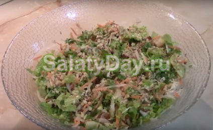 Saláta daikon - elkészíti az íz és előnyeit a recept fotókkal és videó