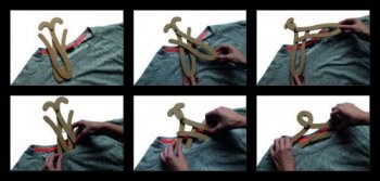 Folding vállfa (fogas) Összecsukható vállfa