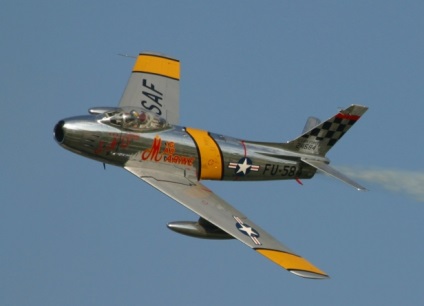 Cikk büszkesége amerikai vadászgép F-86 Sabre