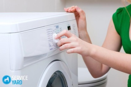 Mosógép van kapcsolva a mosás során, serviceyard-kényelmes otthon kéznél