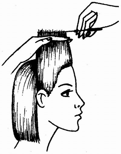 Hajvágás végzett bob - „női hajvágás”