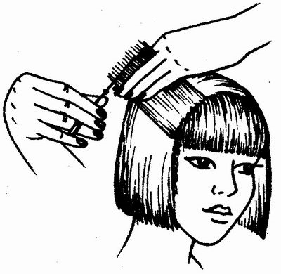 Hajvágás végzett bob - „női hajvágás”