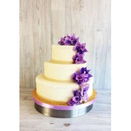 Esküvői torták rendelésre, édességek arany klasszikus