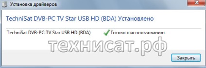 Technisat - telepítési SkyStar USB HD