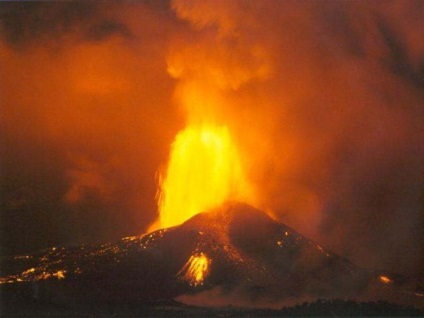 Típusú vulkánok, amelyek a vulkánok