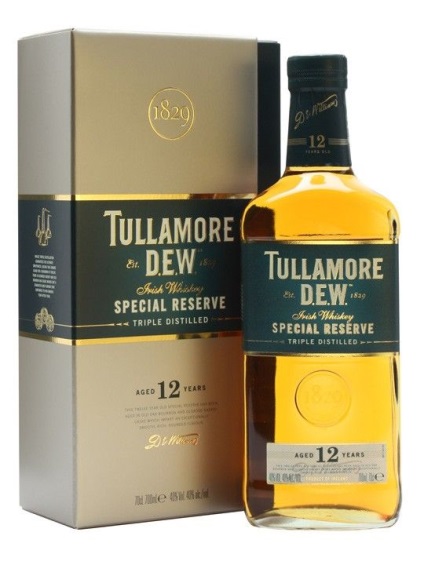 Whisky Tullamore Dew (Tullamore harmat) - ár, a faj leírása